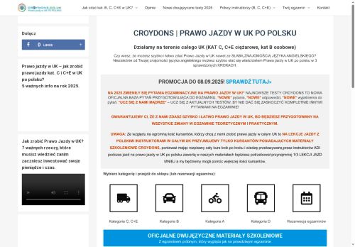 Prawo Jazdy UK razem z Croydons Prawo Jazdy UK razem z Croydons