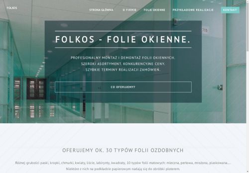 Folie okienne Warszawa -Oklejanie szyb Folie do dekoracji wnętrz Folko Folie okienne Warszawa -Oklejanie szyb Folie do dekoracji wnętrz Folko