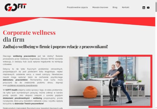 Gofithealth wellbeing w firmie Gofithealth wellbeing w firmie