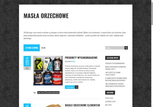 Masło orzechowe - zainteresuj się jego składem! Masło orzechowe - zainteresuj się jego składem!