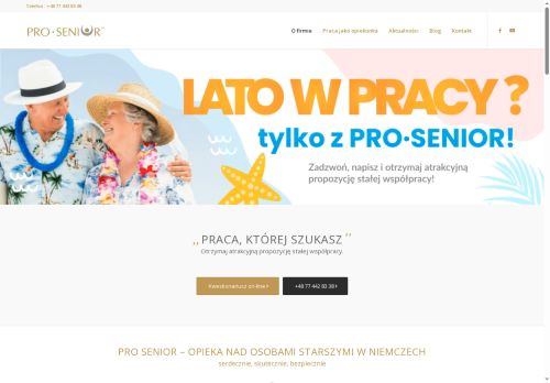 Pro Senior zaprasza do Wspolpracy Pro Senior zaprasza do Wspolpracy
