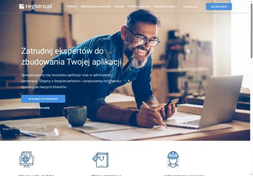 Registro, Tworzenie aplikacji i administracja serwerów Registro, Tworzenie aplikacji i administracja serwerów