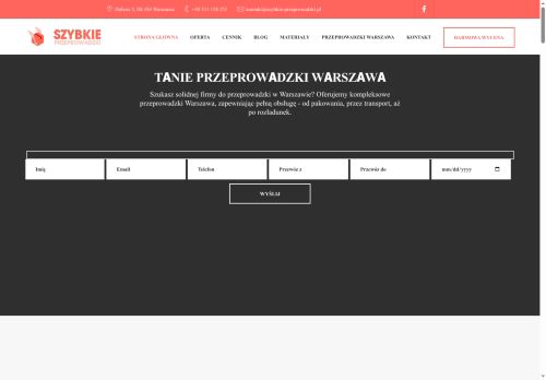 Oferta Przeprowadzek w Warszawie od Szybkie Przeprowadzki Oferta Przeprowadzek w Warszawie od Szybkie Przeprowadzki
