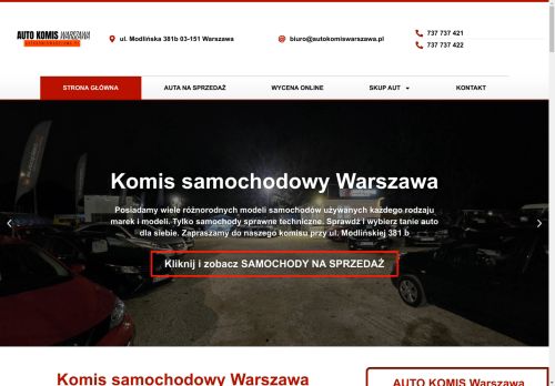 Auto komis Warszawa skup samochodów uszkodzonych i pokolizyjnych
