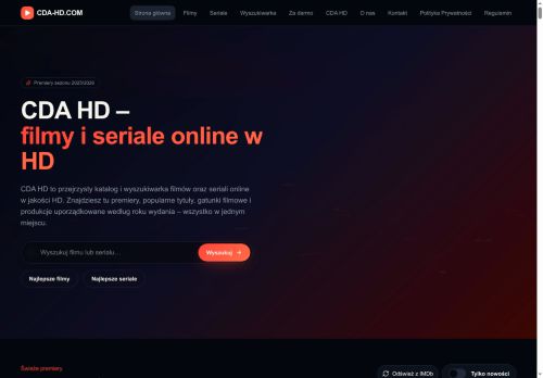 CDA HD katalog filmów i seriali online