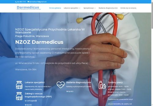 Darmedicus nzoz warszawa praga południe