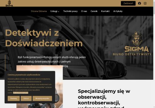Prywatny Detektyw Sigma Kraków Katowice kraj