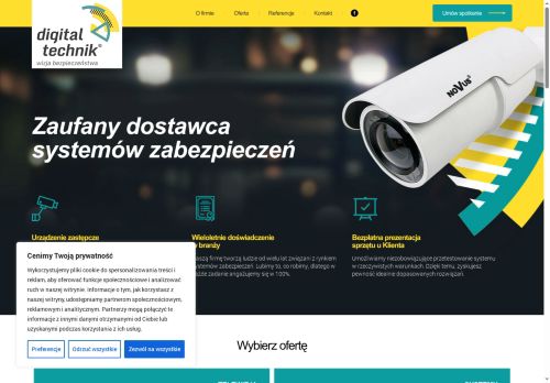 Digital Technik, kompleksowe systemy alarmowe dla domu i firmy.