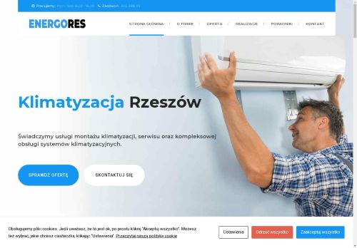 Montaż klimatyzacji Rzeszów Energores