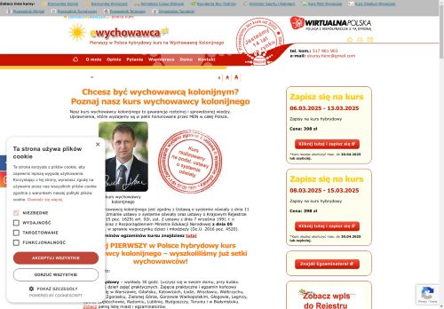 ONLINE kurs na i dla wychowawcow kolonijnych. Zostan wychowawcą