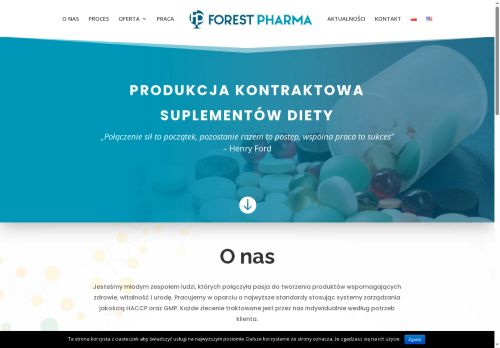 Suplementy diety, produkcja kontraktowa
