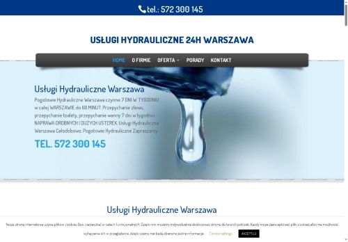 Pogotowie hydrauliczne Warszawa 24h