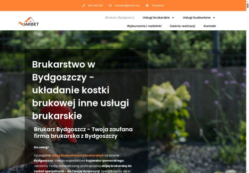 Jarbet układanie kostki brukowej i prace ziemne
