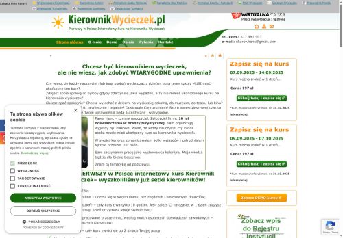 ONLINE kurs na i dla Kierowników Wycieczek. Zostan kierownikiem migiem