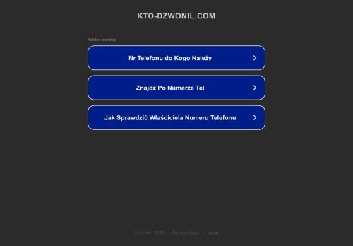 Szukanie numerów telefonów