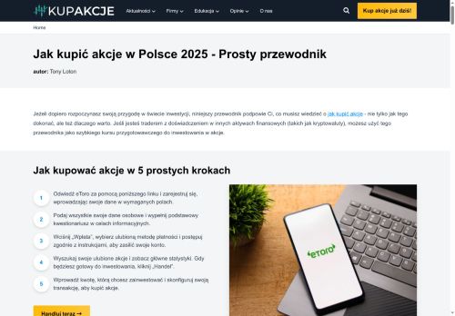 Agregator akcji firm zagranicznych