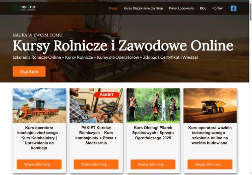 Rolnicze kursy online szkolenia online dla rolników