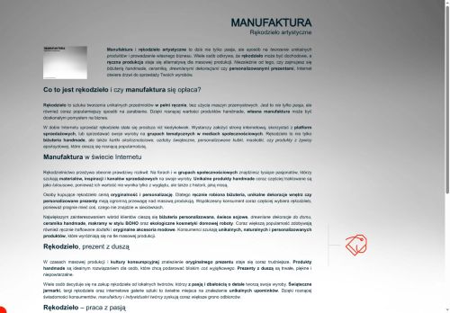 Rękodzieło, jakie produkty są najbardziej poszukiwane