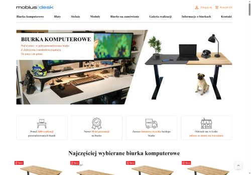 Mobiusdesk biurka dla graczy