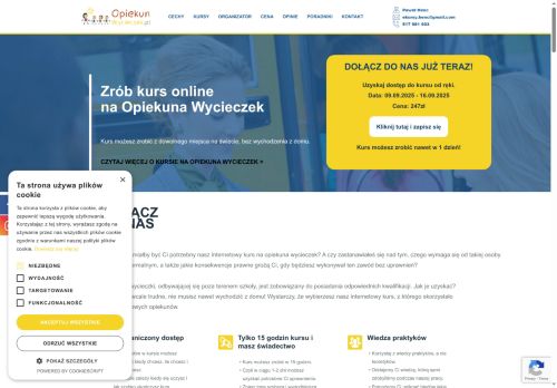 Zostan Opiekunem Wycieczek. Kurs w pelni ONLINE na OpiekunWycieczek pl