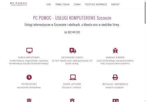 Usługi informatyczne i komputerowe PC POMOC