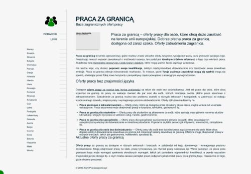 Praca fizyczna za granicą, jakie są formalności