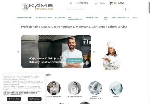 Odzież Gastronomiczna, Medyczna i Artykuły BHP Sklep i Hurtownia