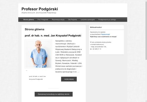 Dr Podgórski Krzysztof - Warszawa