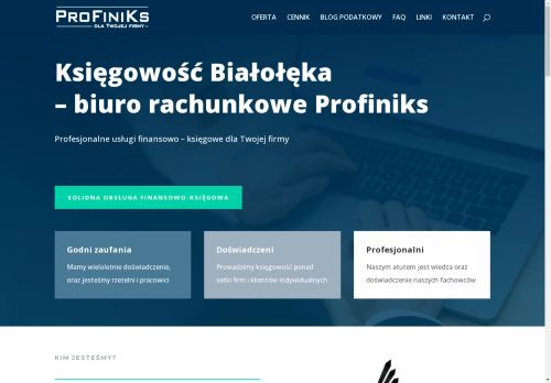 Księgowość Warszawa Białołęka Targówek Biuro rachunkowe Profiniks