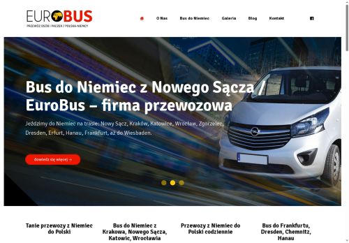 EuroBus z Limanowej do Niemiec.