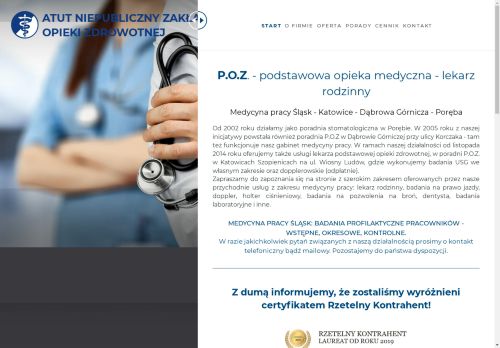 Nowoczesne usługi zdrowotne Atut