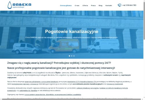Czyszczenie kanalizacji Chorzów Rabeka