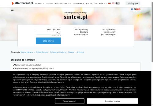 Sklep z narzędziami do dom, ogrodu i warsztatu SINTESI.PL