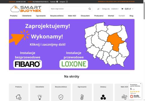 Budynek Smart inteligentny dom