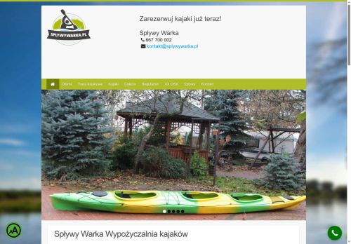 Spływy kajakowe Pilicą