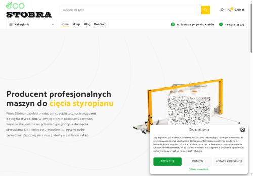 Stobra - Producent maszyn i noży do cięcia styropianu