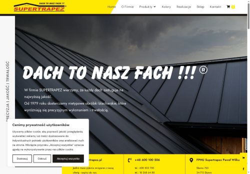 SUPERTRAPEZ Lider w dostawach profesjonalnych ro