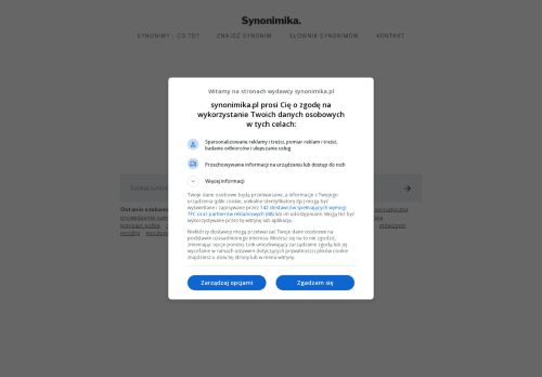 Synonimika, Polski słownik synonimów, wyrazów bliskoznacznych