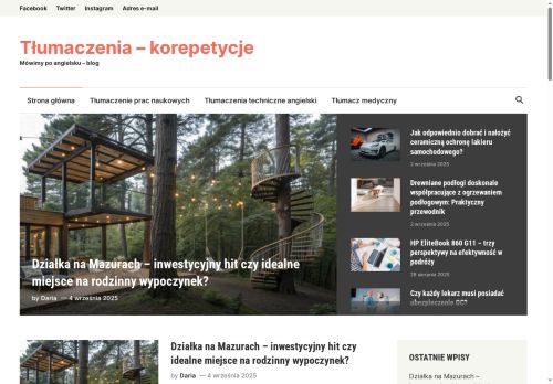 Angielski tłumaczenia