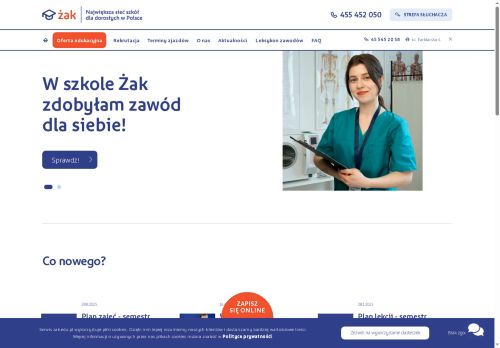 Liceum Ogólnokształcące dla dorosłych - Szkoła ŻAK - za darmo