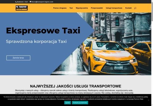 Tanie taxi od Transport Legenc