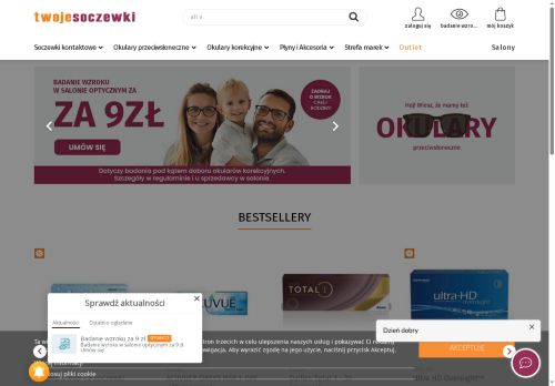 Sklep z soczewkami kontaktowymi