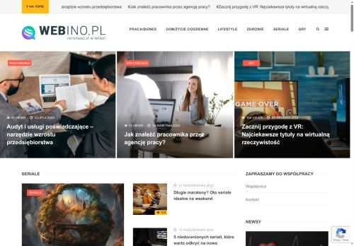 Strona internetowa z bazą informacji na każdy temat