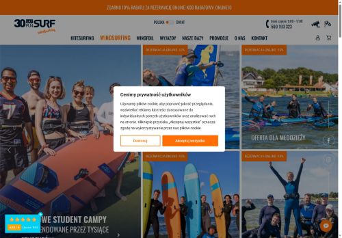 Szkoła Kitesurfingu FUNSURF, obozy kitesurfingowe