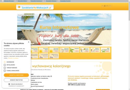Kursy ONLINE: Wychowawca kolonijny, Kierownik kolonii, przewodnik itp